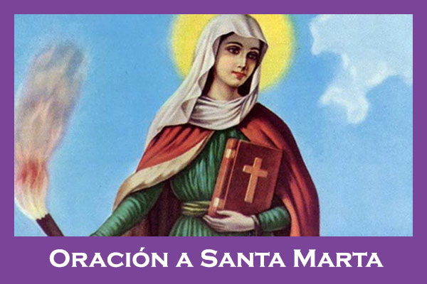 Oracion a Santa Marta